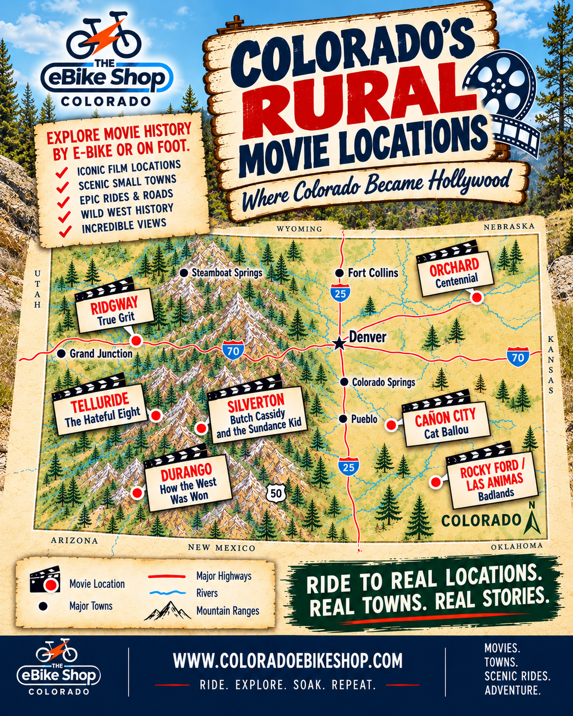Colorado's Rural Movie Locations: Where Hollywood Went Off the Beaten Path!