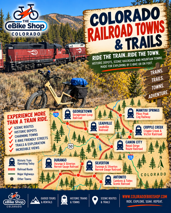 Colorado Railroad Towns & Trails: Ride the Train, Explore the Town