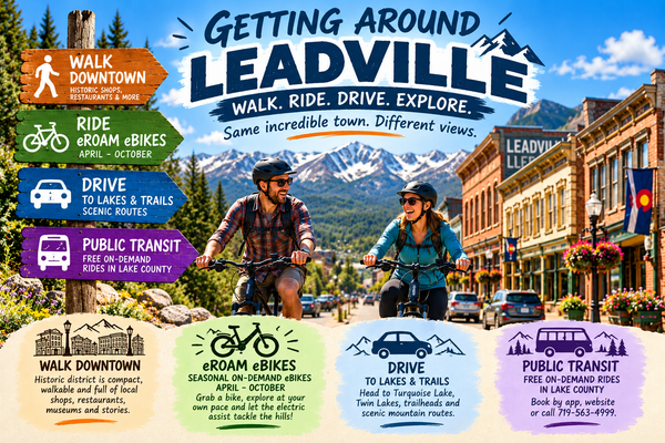 Getting Around Leadville, Colorado: Less Driving, More Exploring (And Yes, We Have Hills)