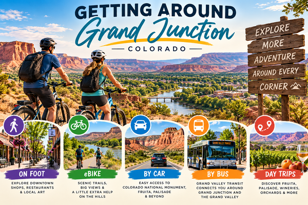 Getting Around Grand Junction, Colorado: Cars, Bikes, Buses & a Little Adventure