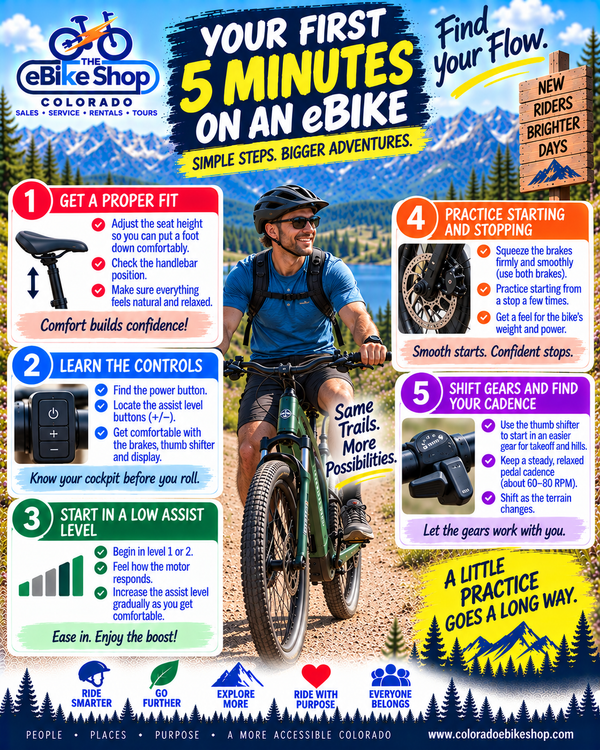 Your First 5 Minutes on an eBike: Let the Fun Begin!