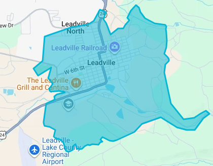 Geofence Ride Area in Leadville