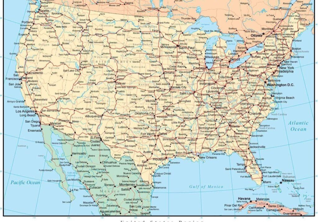 Map of USA