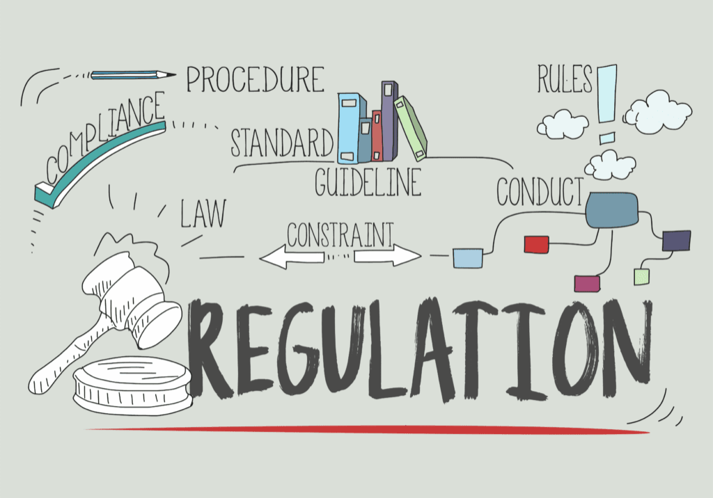 "Illustration of regulation concepts and components."